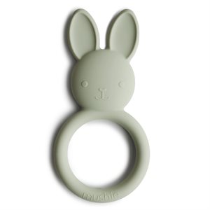 Mushie Teether - Bunny - Sage